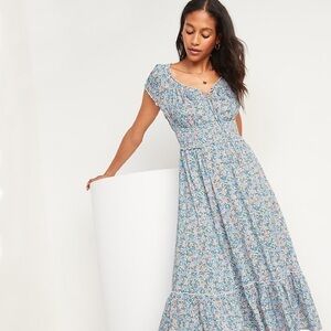 Ditsy Floral Cottagecore Dress Sz L